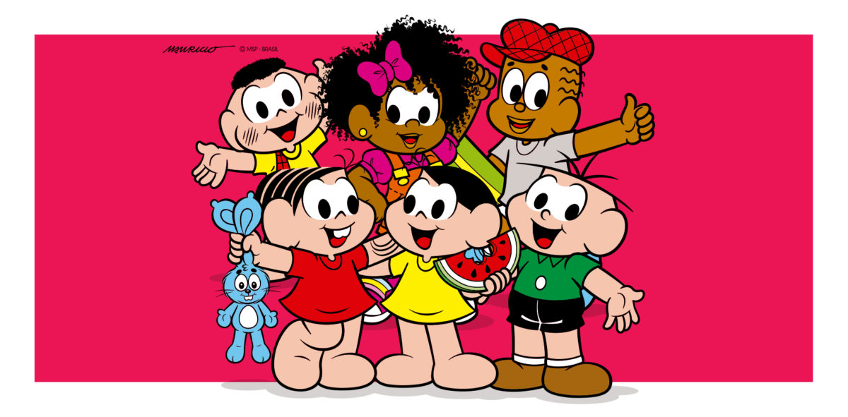 As melhores histórias da Turma da Mônica, em português, onde você estiver!