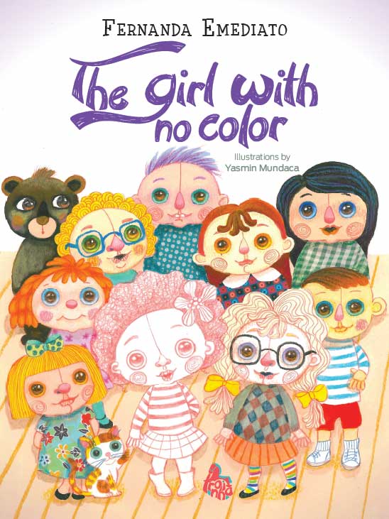 Capa do livro The Girl with no colour